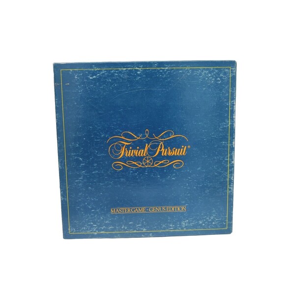 Vintage 1981 Trivial Pursuit Replacement BOX ONLY EMPTY BOX MasterGame Genus Ed. - Picture 1 of 10
